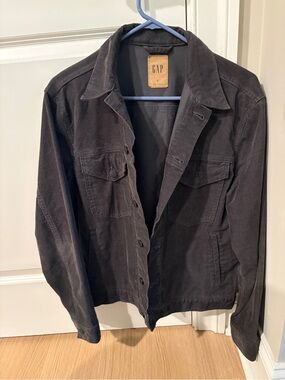 Gap Gray Corduroy Trucker Jacket Small